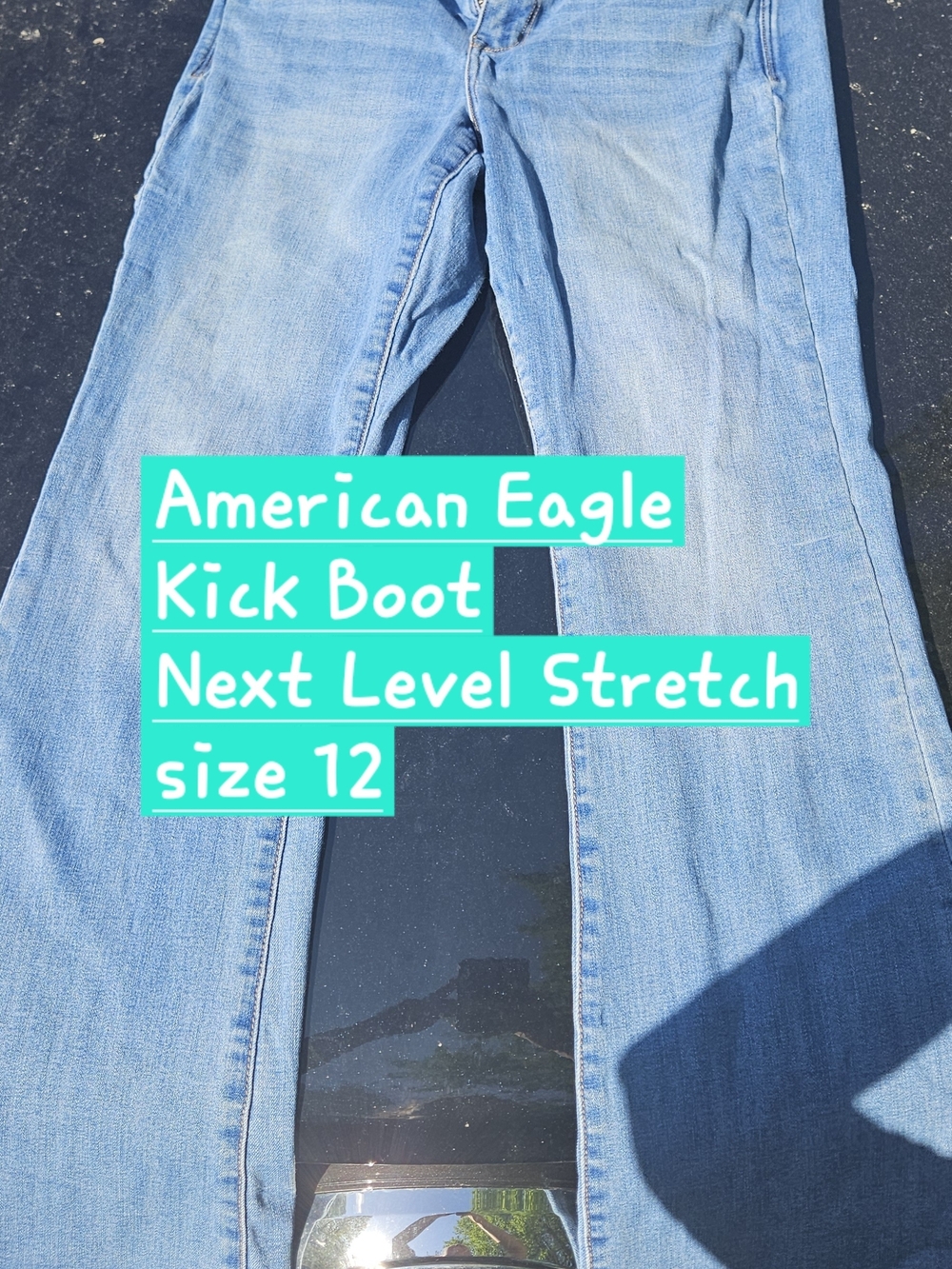 American Eagle Outfitters Light Blue Boot Cut Jeans